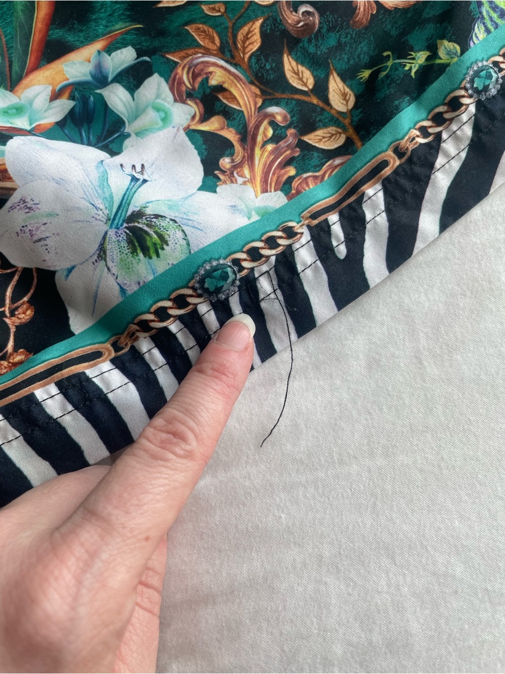 Hotel Franks By Camilla Sing My Song Mens Jungle Swim Trunks Medium Panther - Picture 6 of 13